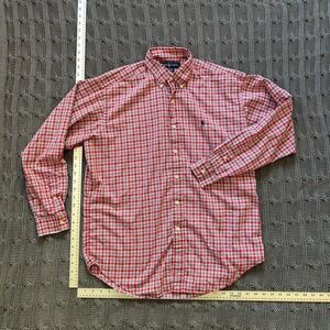 Ralph Lauren plaid button-down – Size Medium